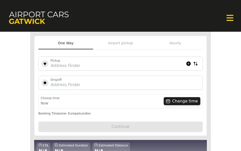 Screenshot of airportcars-gatwick.com
