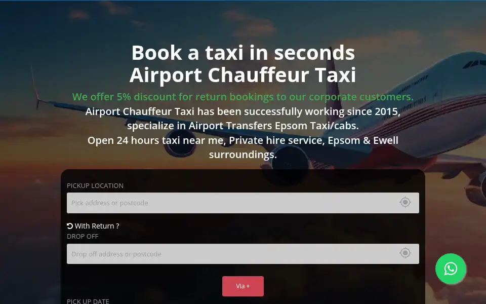 Screenshot of airportcheaptaxi.com