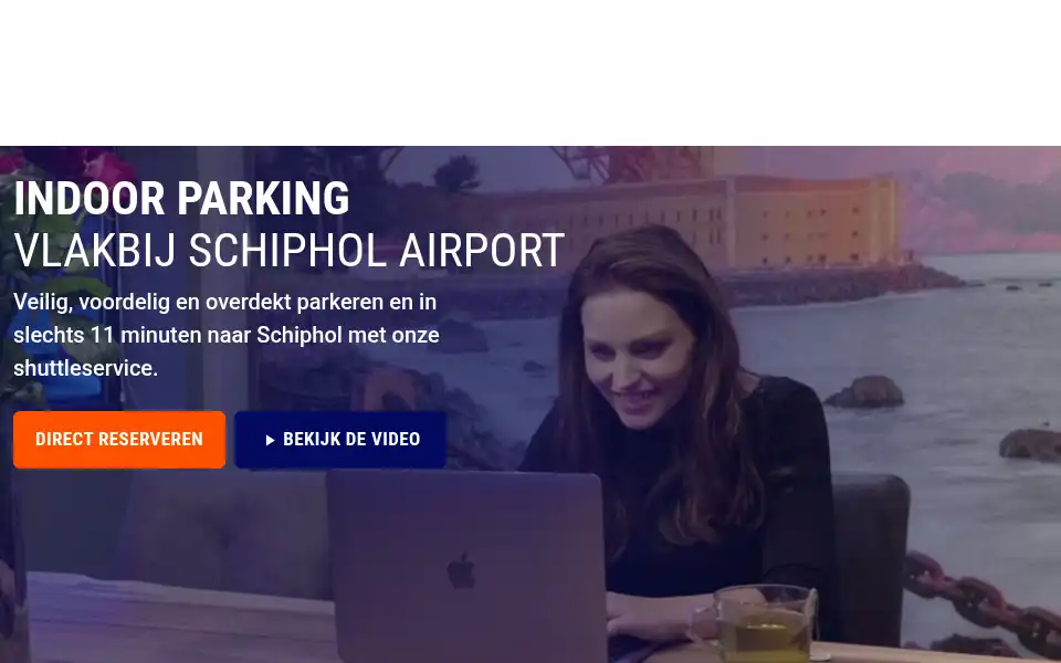 Screenshot of airportindoorparking.nl
