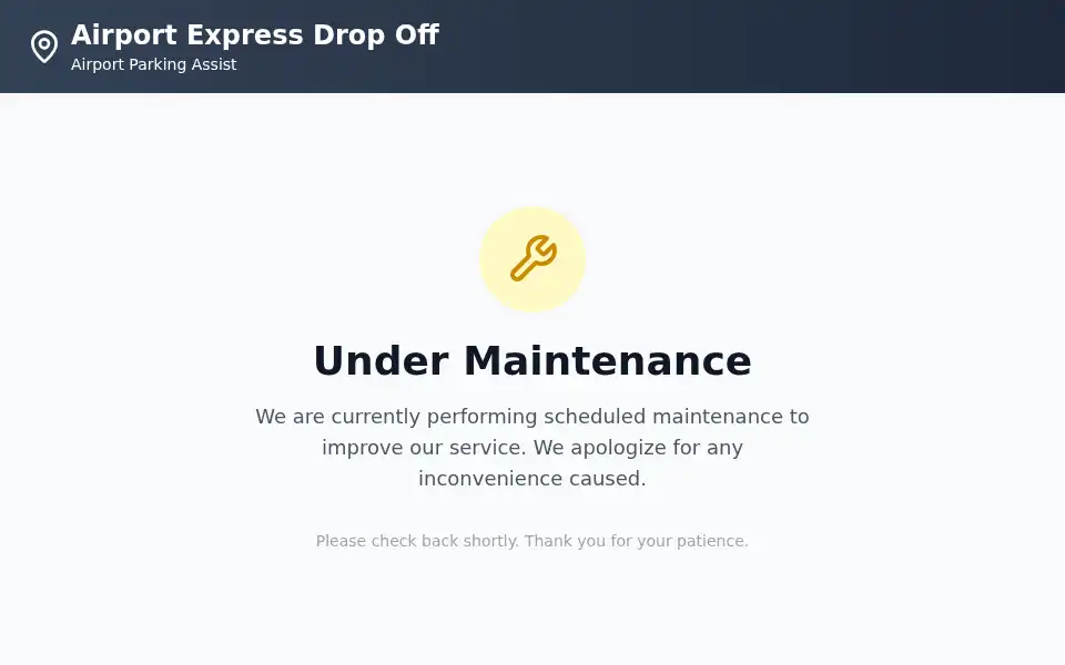 Screenshot of airportparkingassist.co.uk