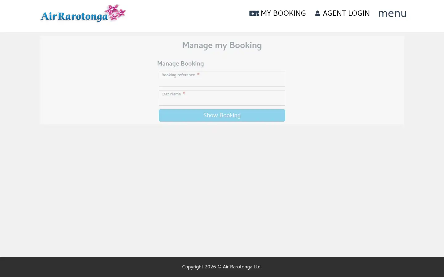 Screenshot of airraro.com