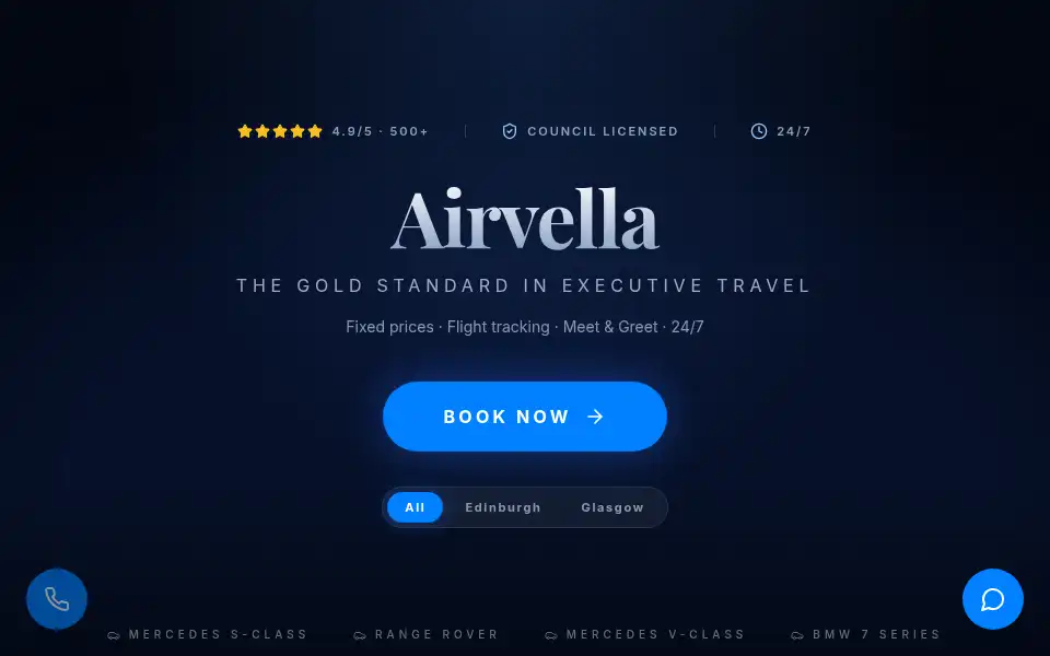 Screenshot of airvella.com