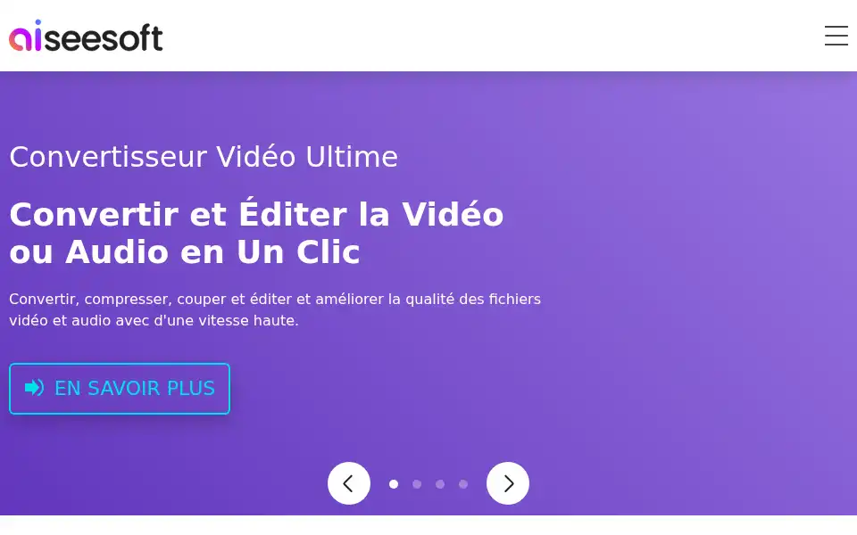 Screenshot of aiseesoft.fr