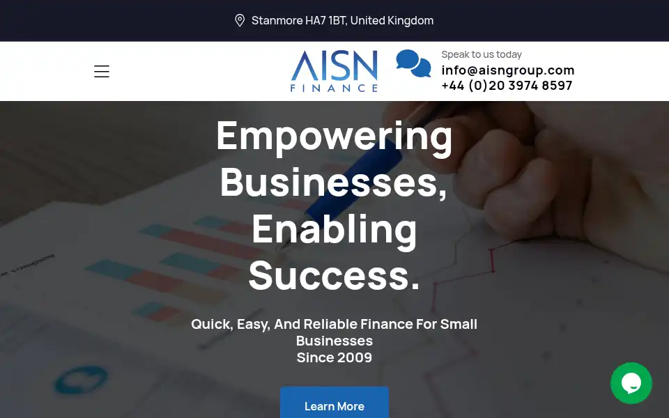 Screenshot of aisngroup.com