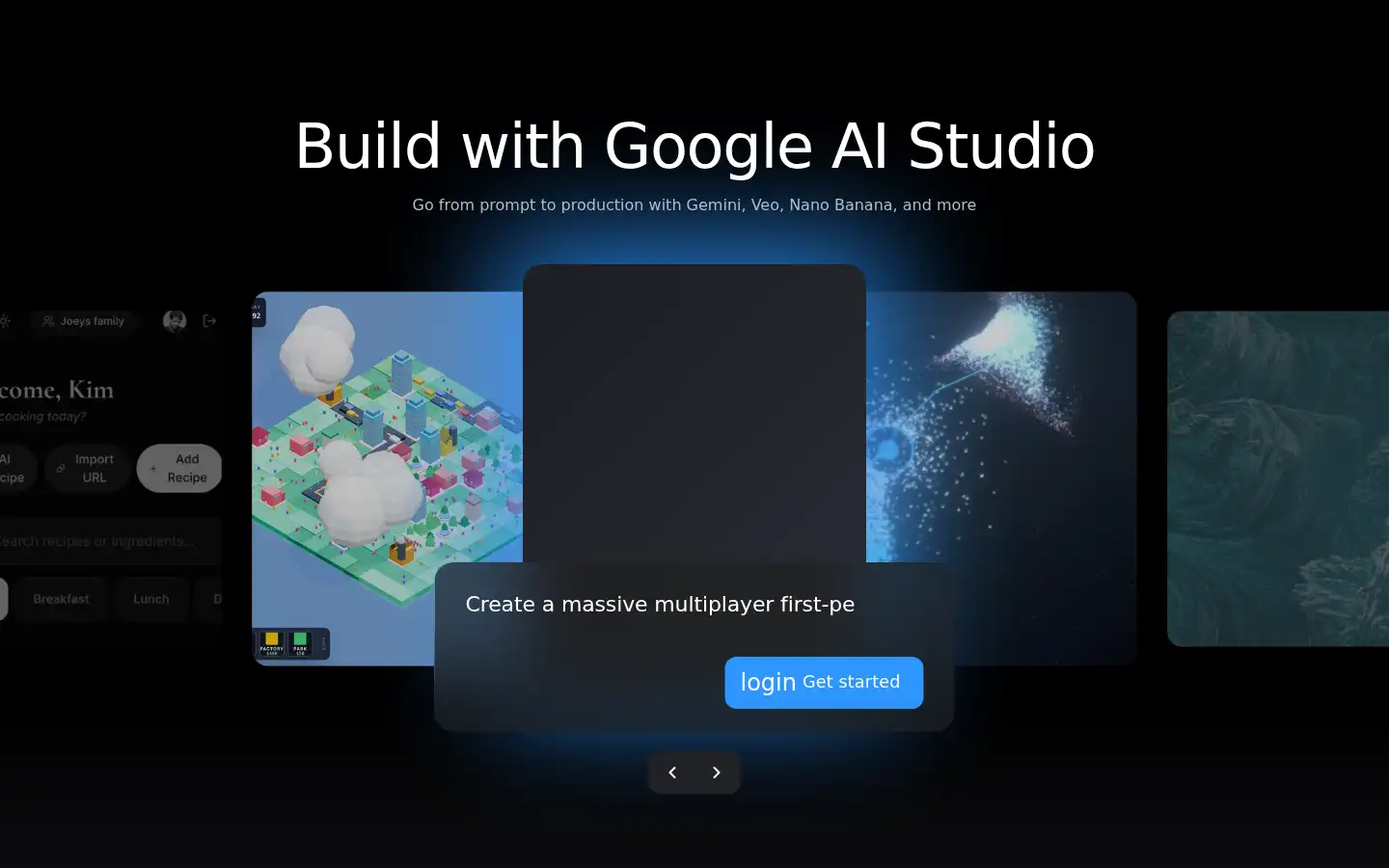 Screenshot of aistudio.google.com