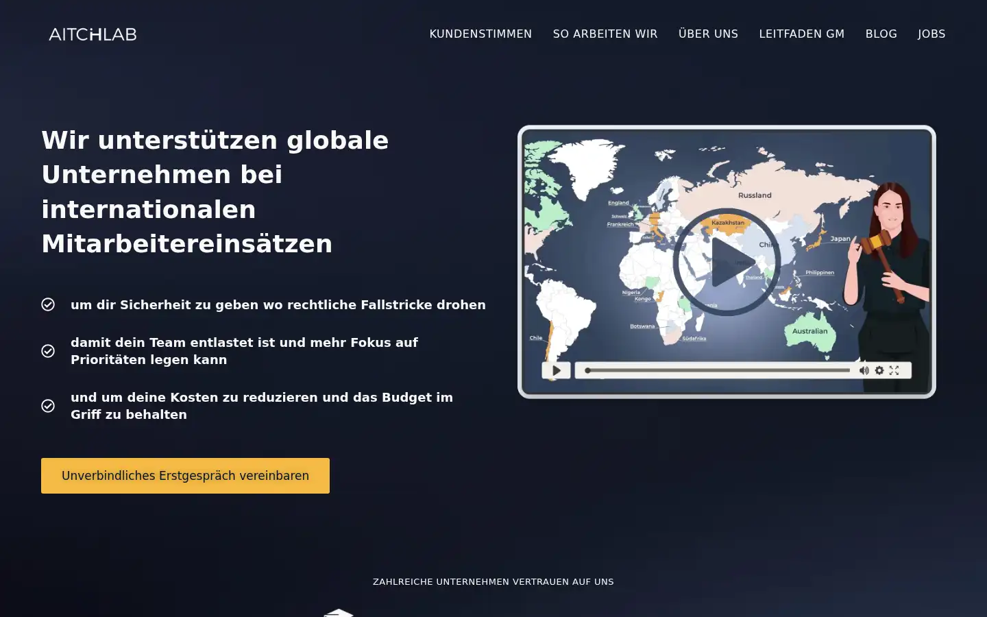 Screenshot of aitchlab.com