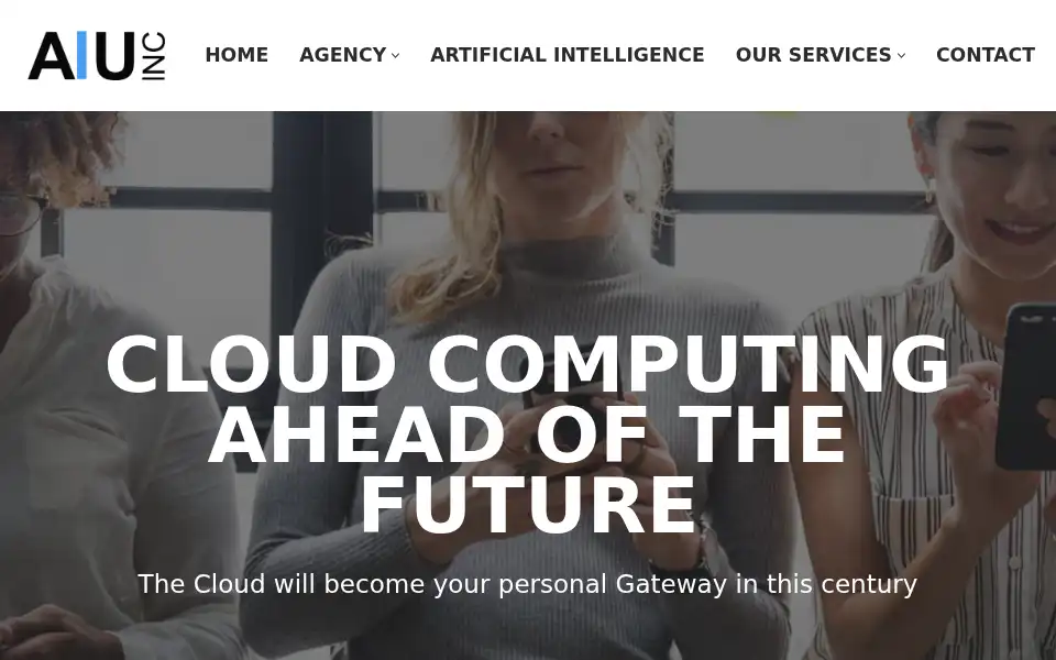 Screenshot of aiu-tec.com