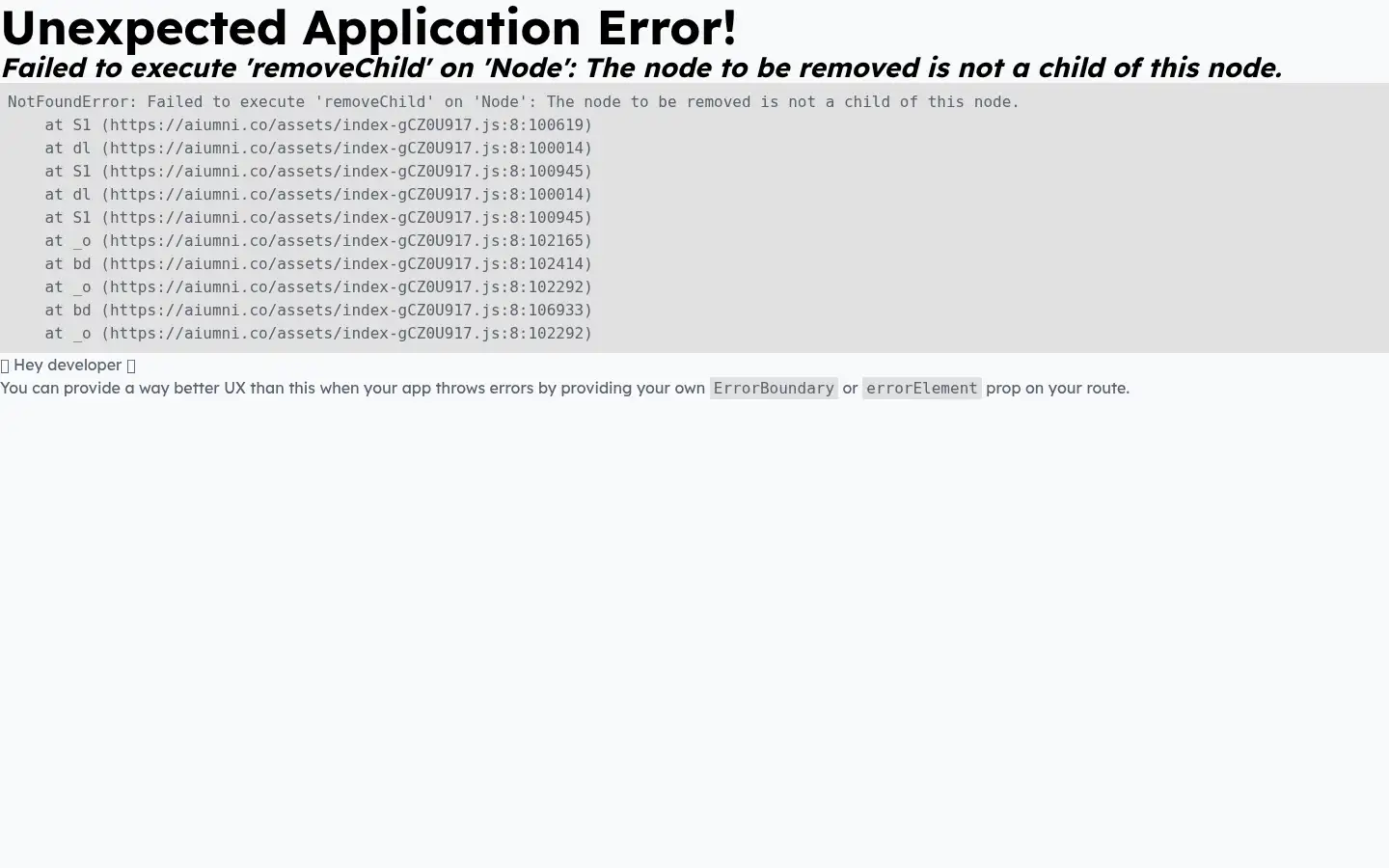 Screenshot of aiumni.co