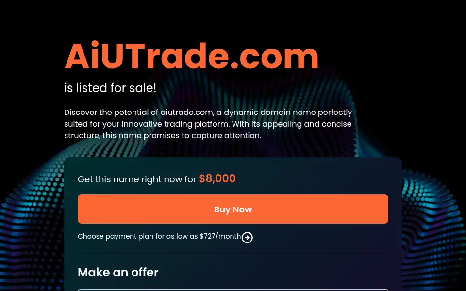 Screenshot of aiutrade.com