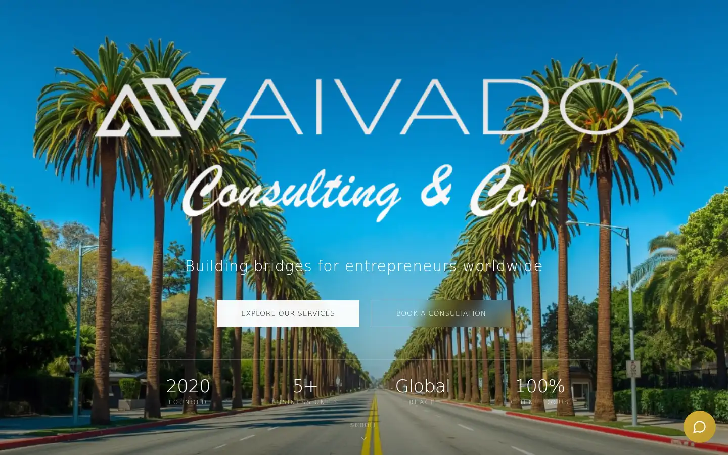 Screenshot of aivado.net