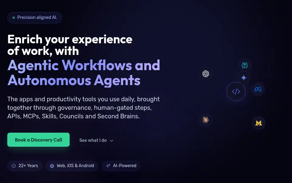 Screenshot of aiwithash.com