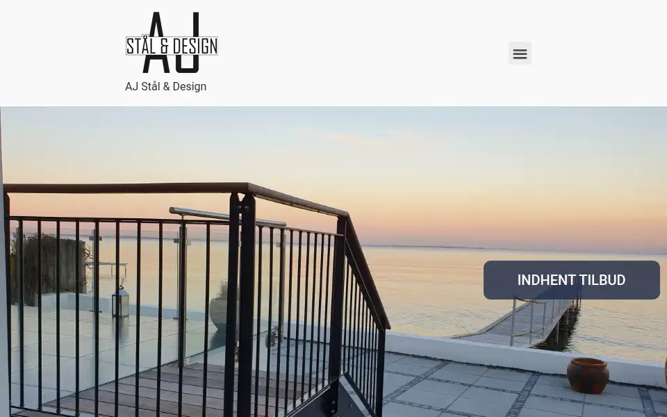 Screenshot of aj-staldesign.dk