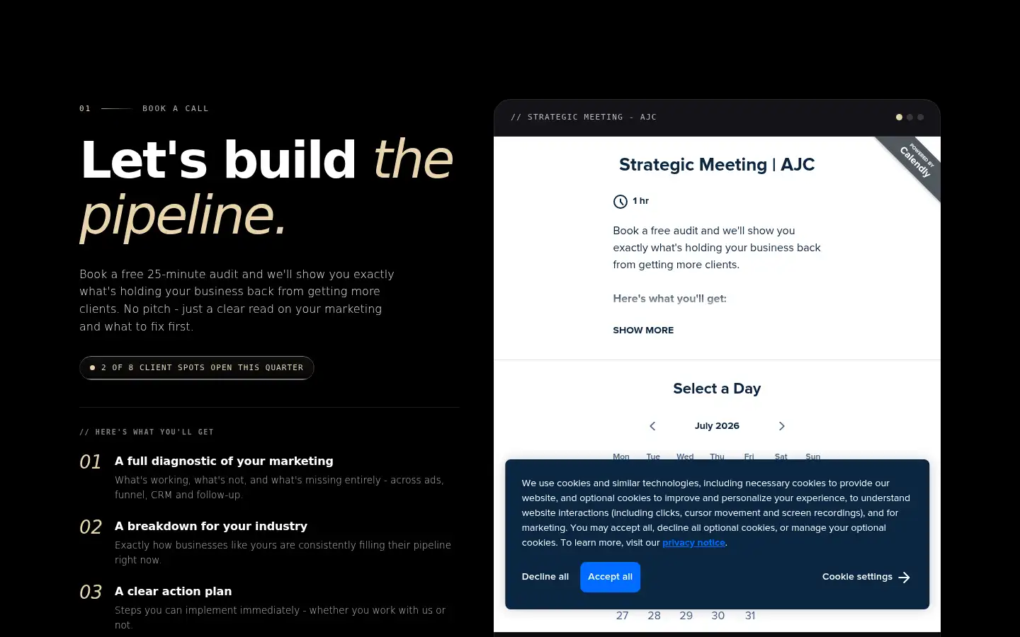 Screenshot of ajcgroupe.com