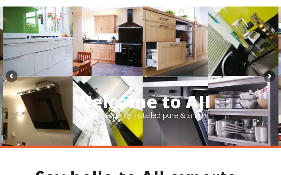 Screenshot of aji-uk.com
