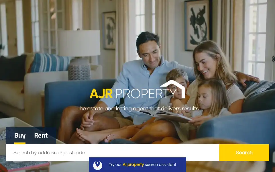 Screenshot of ajrproperty.com
