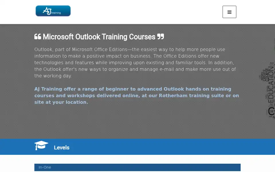 Screenshot of ajtraining.net