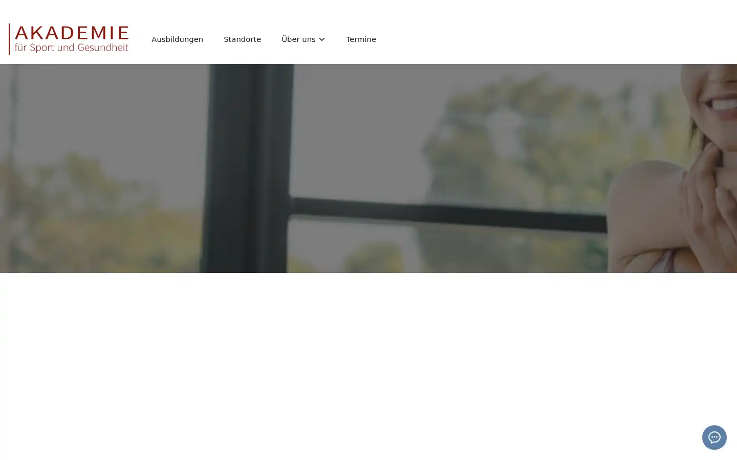 Screenshot of akademie-sport-gesundheit.de