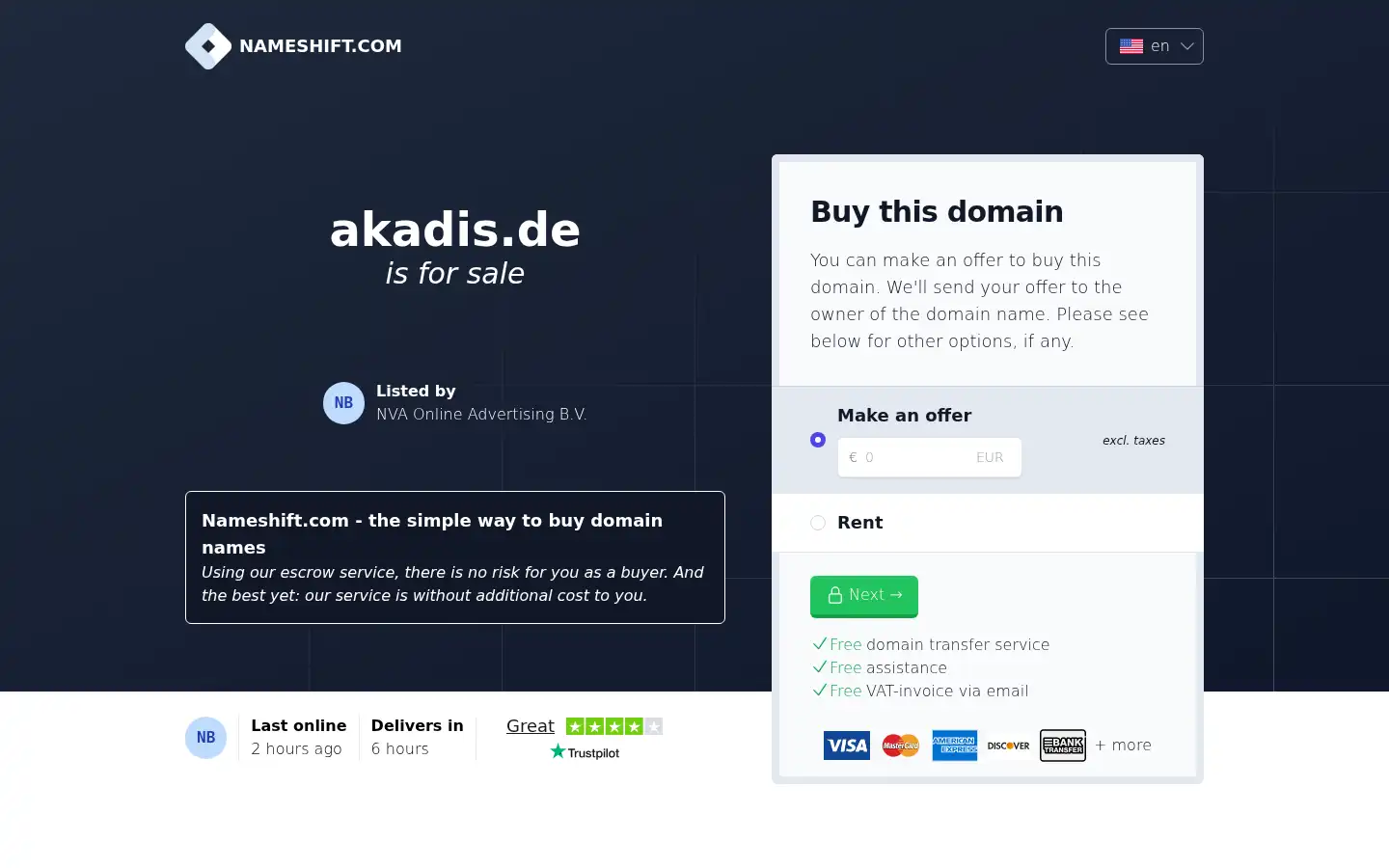 Screenshot of akadis.de