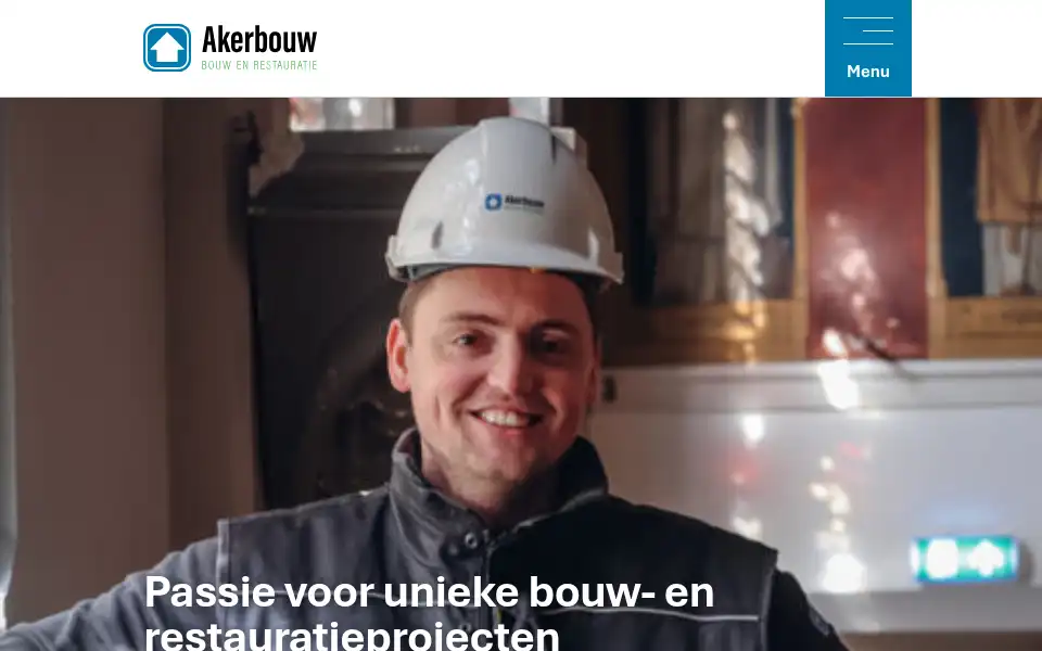 Screenshot of akerbouw.nl