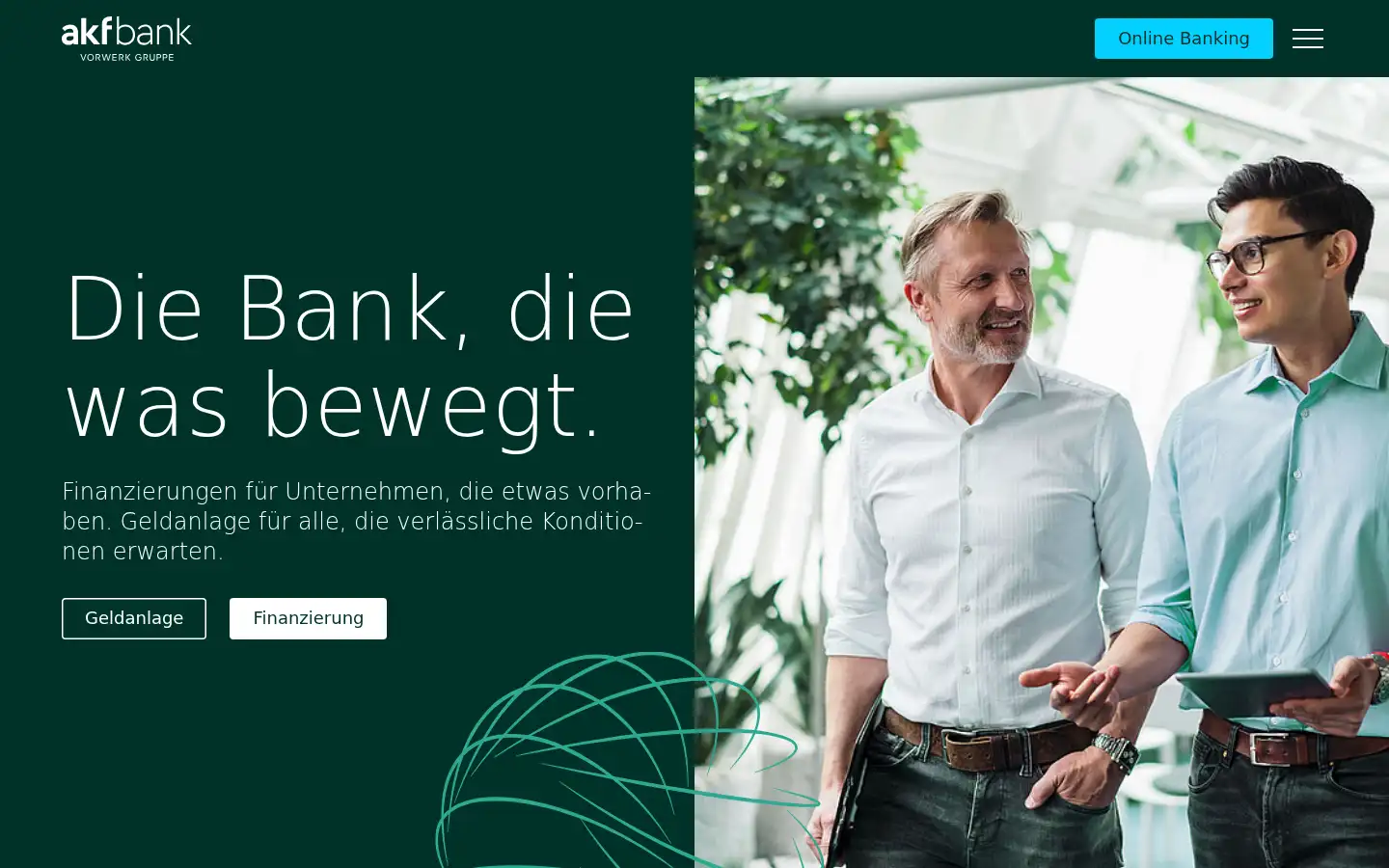 Screenshot of akf.de