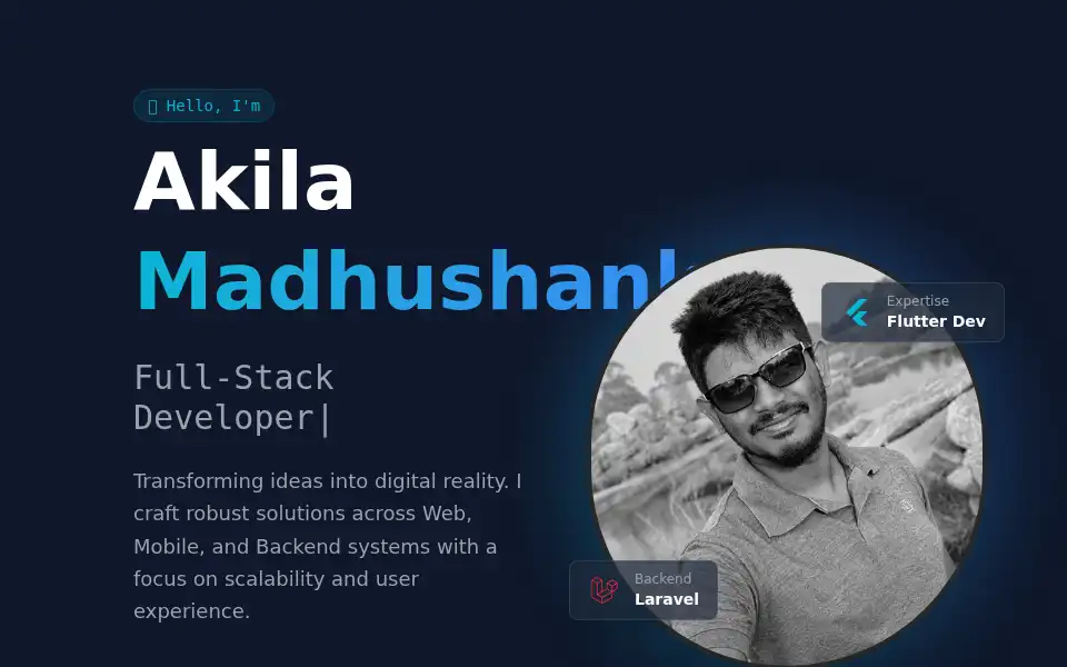 Screenshot of akilama471.github.io
