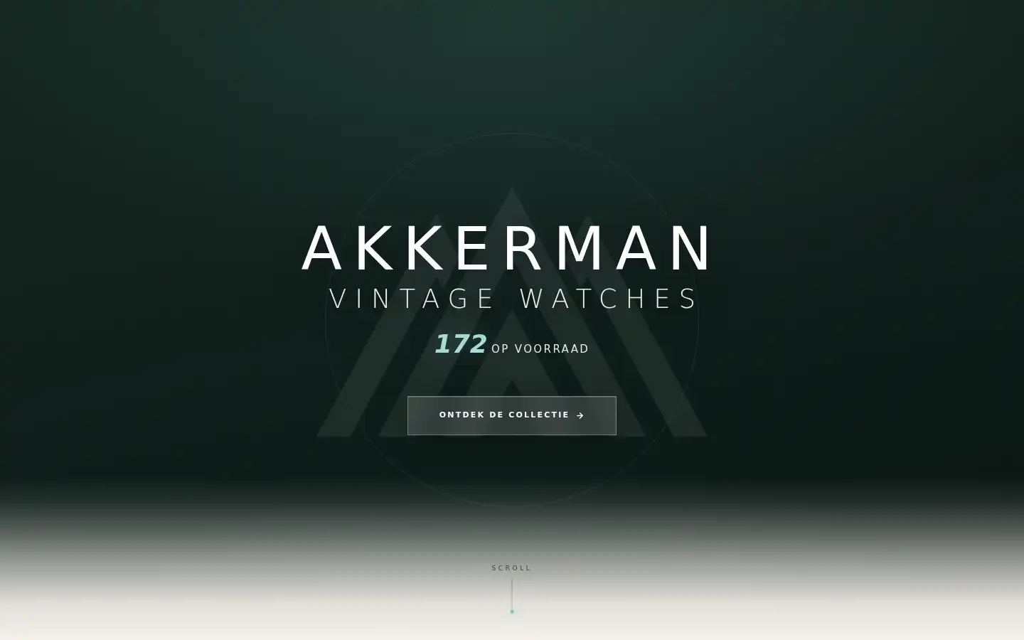 Screenshot of akkermanvintagewatches.com