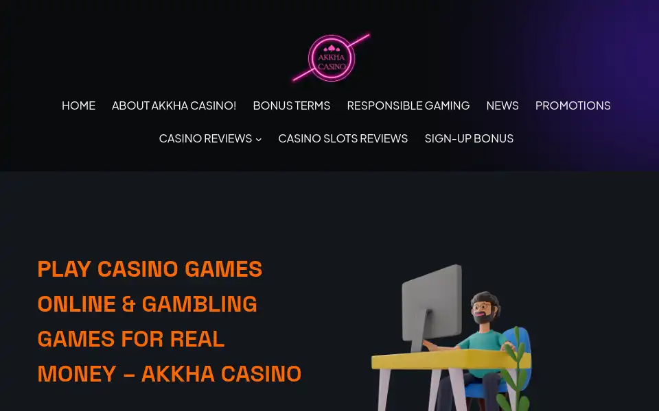 Screenshot of akkhacasino.com