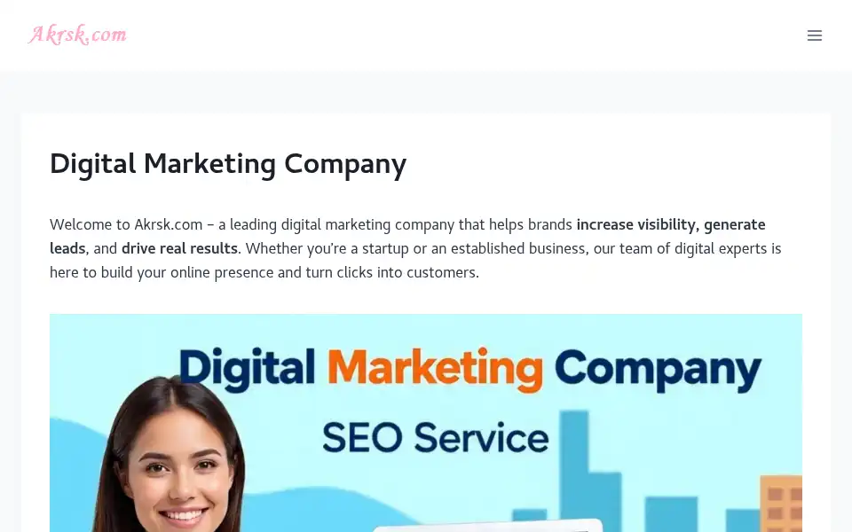 Screenshot of akrsk.com