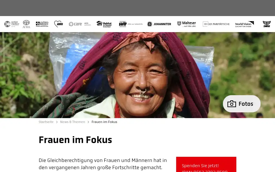 Screenshot of aktion-deutschland-hilft.de