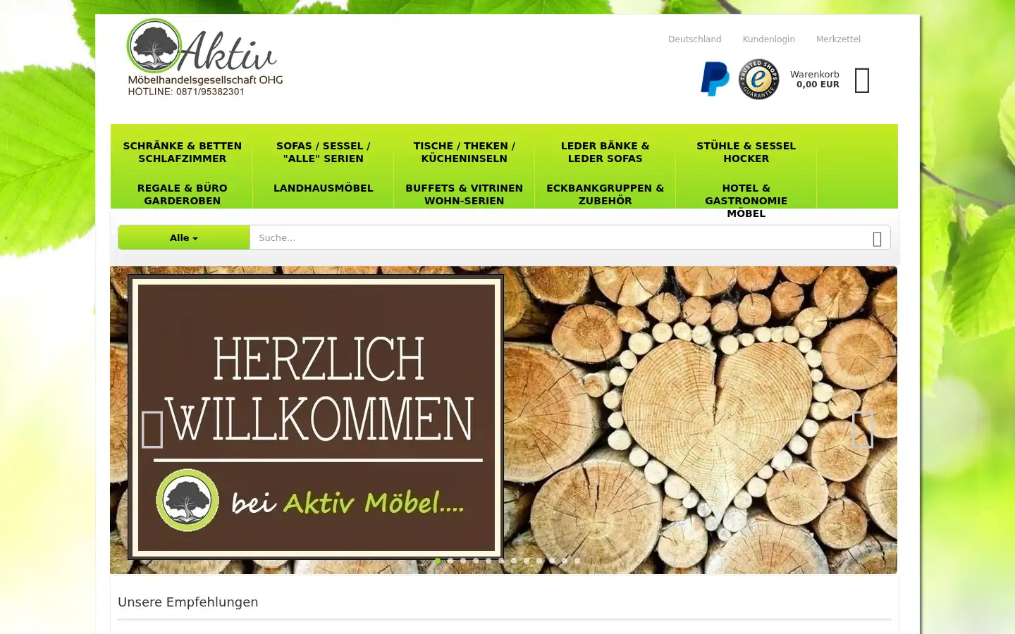 Screenshot of aktiv-moebel.de