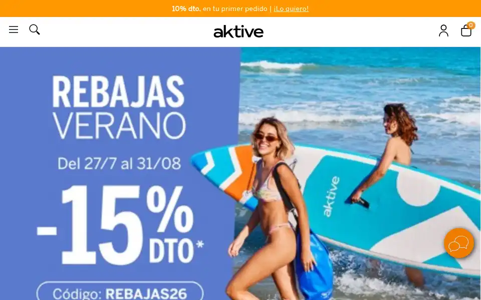 Screenshot of aktive.es