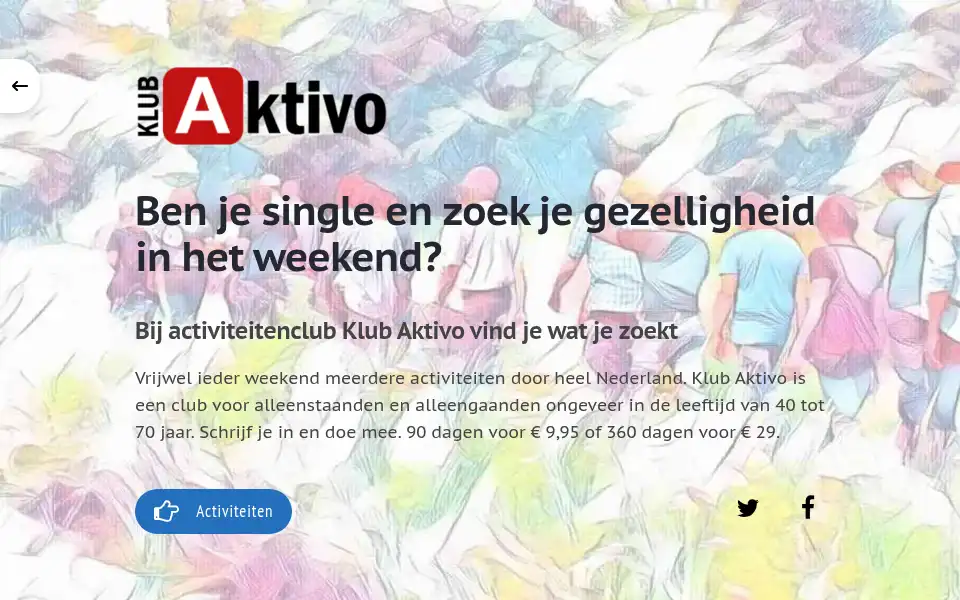 Screenshot of aktivo.nl