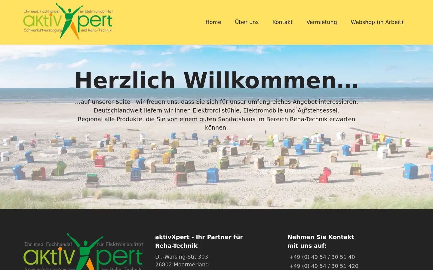 Screenshot of aktivxpert.de
