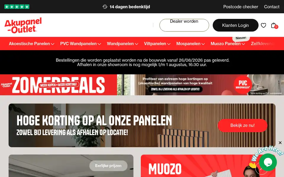 Screenshot of akupanel-outlet.nl
