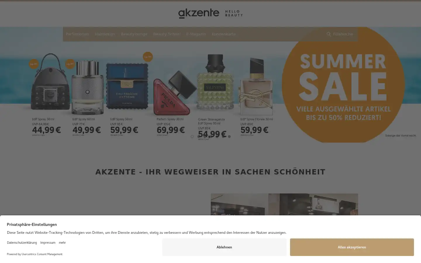 Screenshot of akzenteplus.de