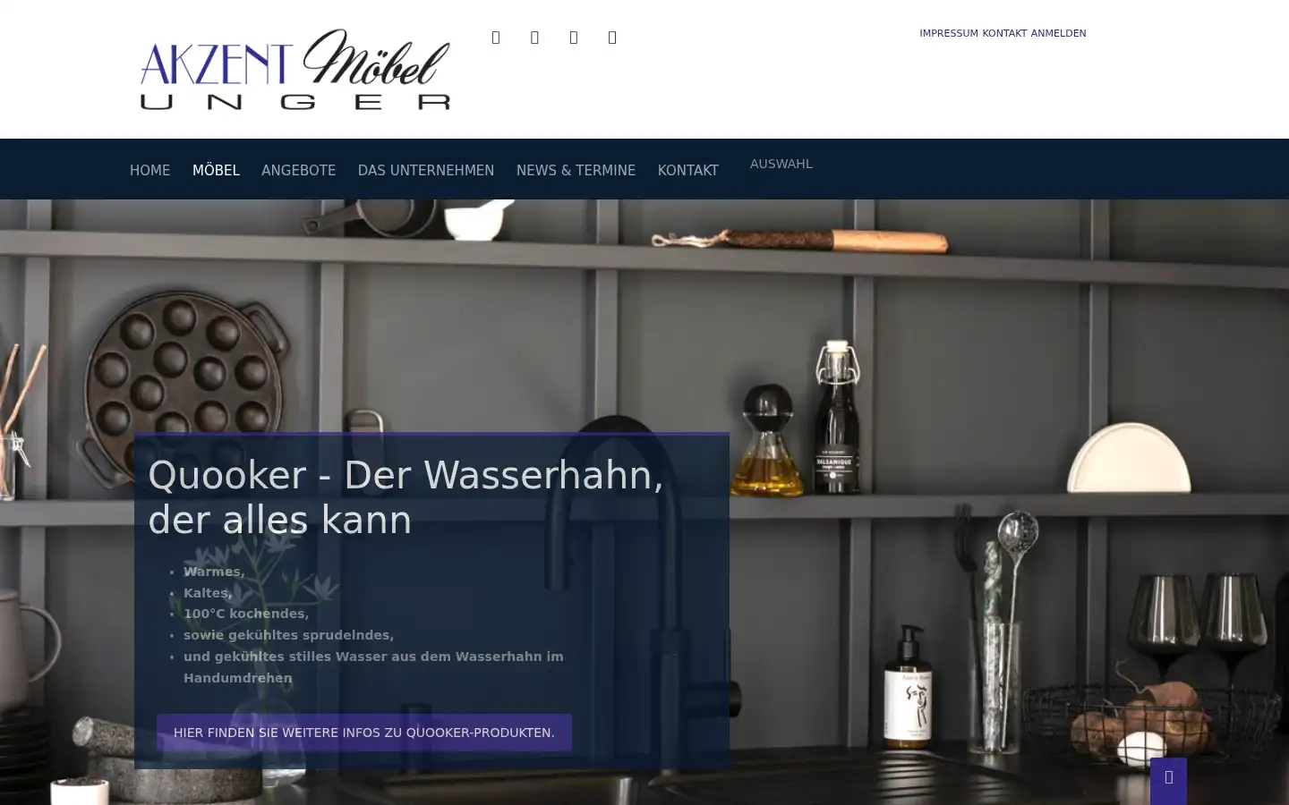 Screenshot of akzentmoebel-unger.de