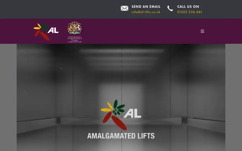 Screenshot of al-lifts.co.uk
