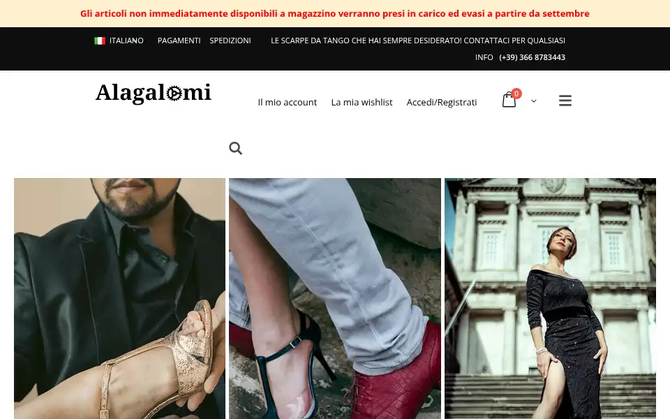 Screenshot of alagalomi.com