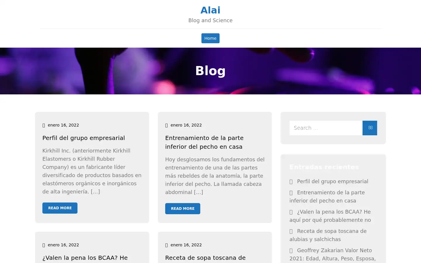 Screenshot of alai-web.org