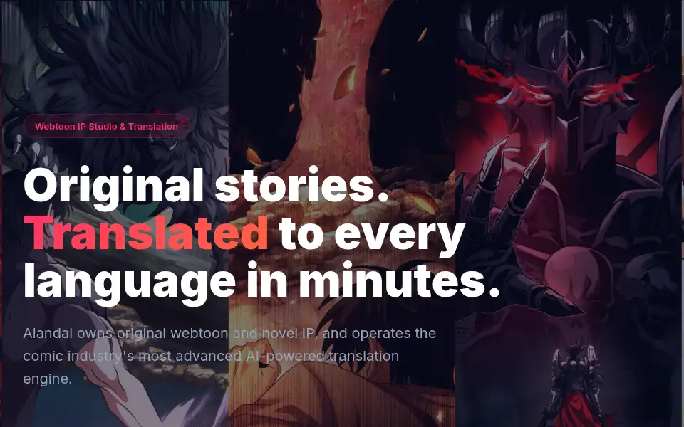 Screenshot of alandal.com