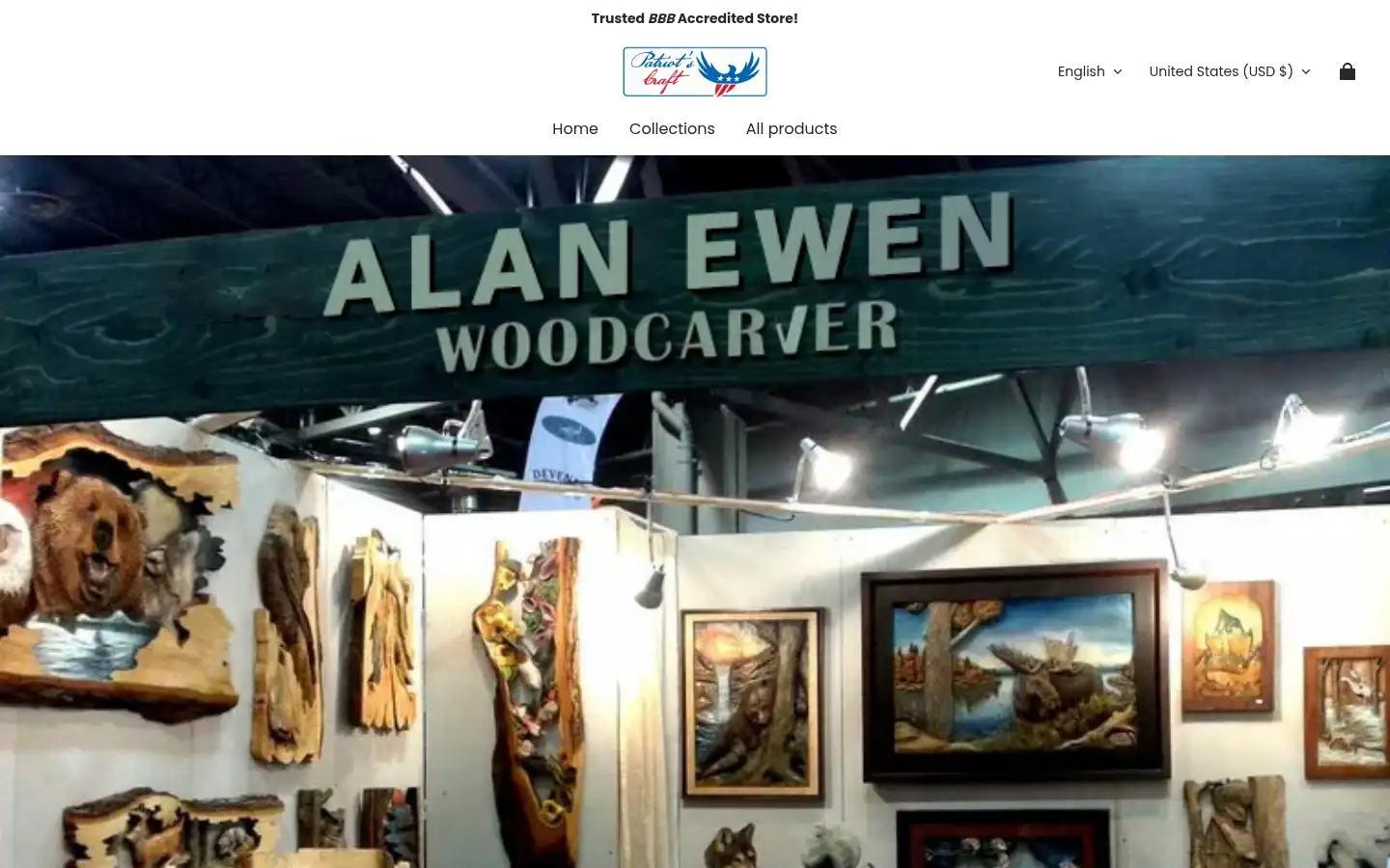 Screenshot of alanhandicrafts.com