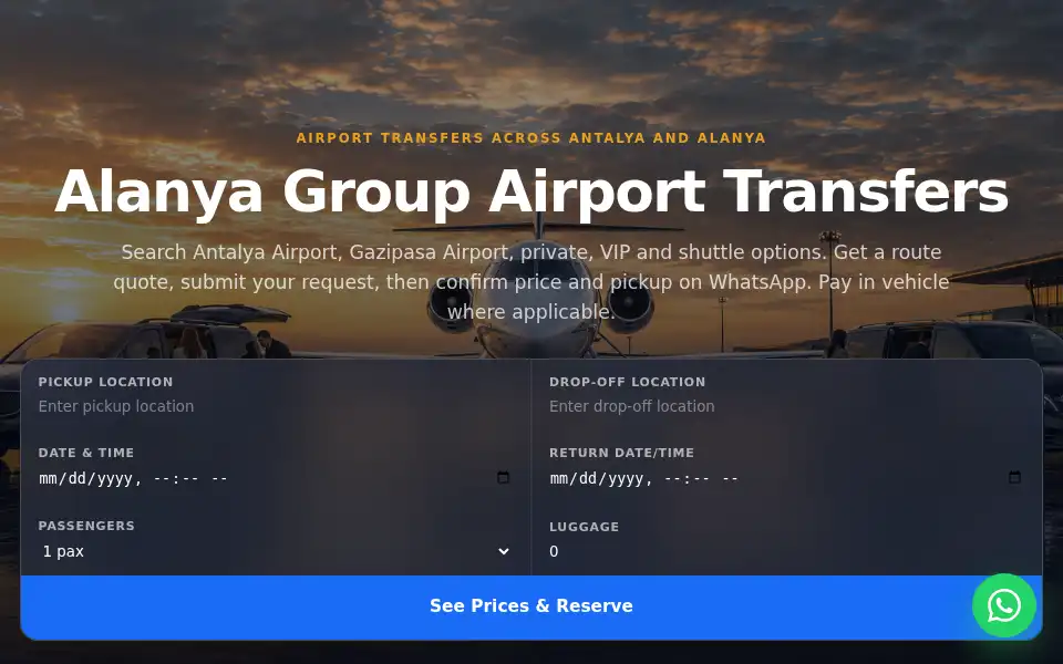 Screenshot of alanyagroup.com