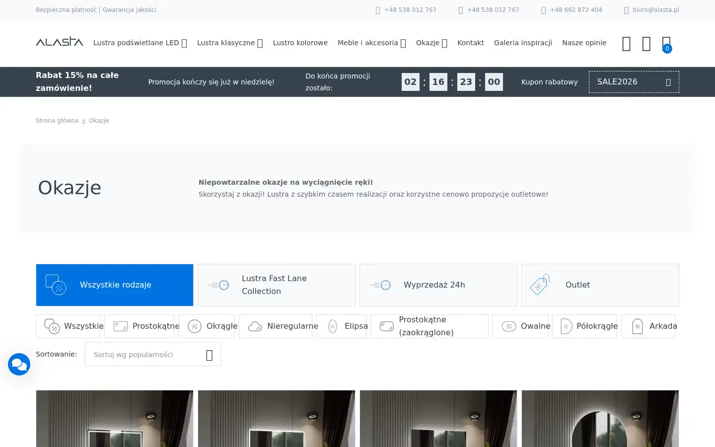 Screenshot of alasta.pl
