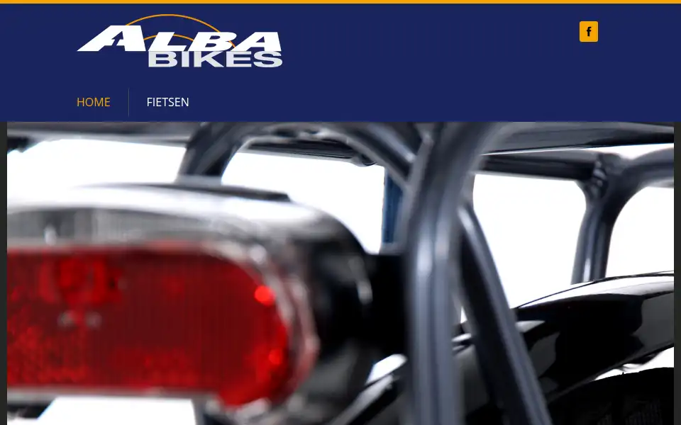Screenshot of alba-bikes.nl