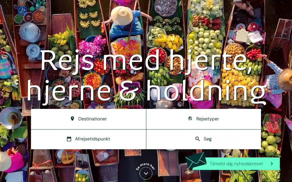 Screenshot of albatros-travel.dk