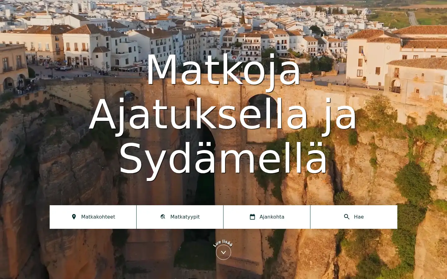 Screenshot of albatros-travel.fi