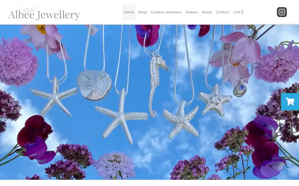 Screenshot of albee-jewellery.com