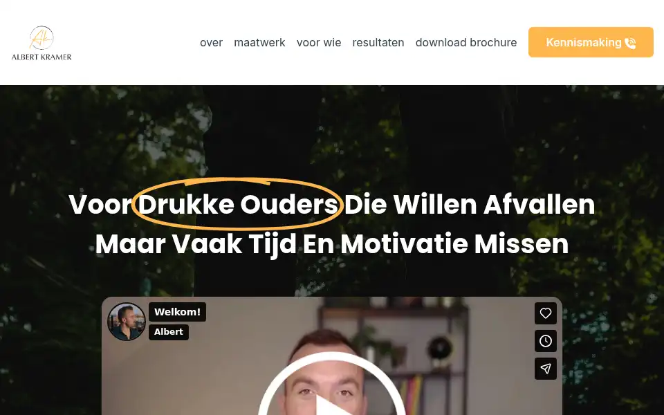Screenshot of albertkramerr.nl