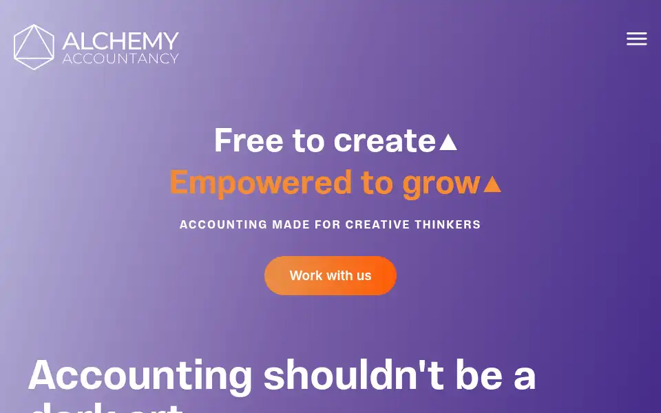 Screenshot of alchemyaccountancy.com
