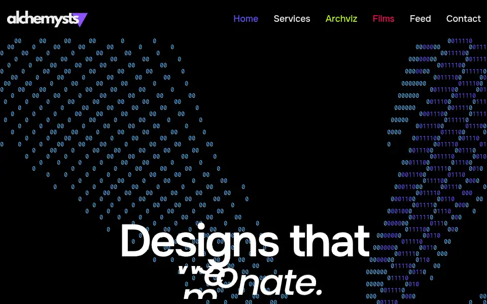 Screenshot of alchemysts.co